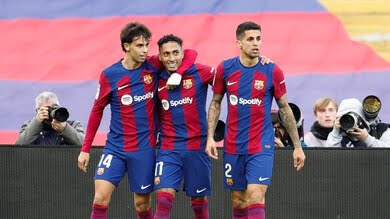 Barcellona, poker al Getafe: Xavi sorride dopo il pari di Napoli 1 4596785