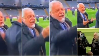 De Laurentiis furioso: intervista Politano interrotta tra insulti e spintoni 1 4260499