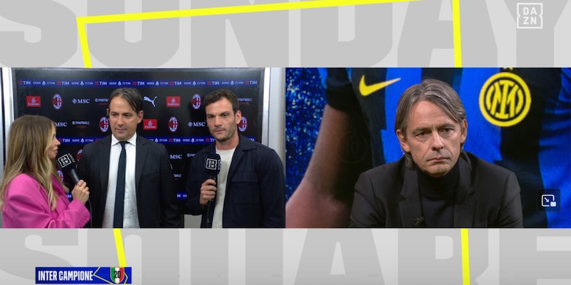 Simone Inzaghi e la commovente dedica del fratello Pippo in tv dopo lo scudetto dell’Inter 1 Simone Inzaghi e la commovente dedica del fratello Pippo in tv dopo lo scudetto dell’Inter