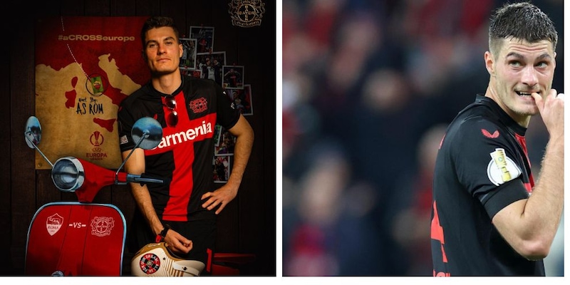 Il Bayer Leverkusen pubblica Schick su una Vespa: provocazione alla Roma? 1 Il Bayer Leverkusen pubblica Schick su una Vespa: provocazione alla Roma?