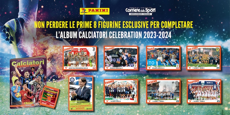 Figurine esclusive Panini, venerdì in regalo con Corriere dello Sport-Stadio 1 Figurine esclusive Panini, venerdì in regalo con Corriere dello Sport-Stadio
