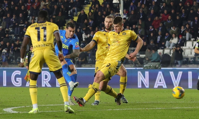 Pellegri illude l'Empoli, Davis lo riprende e salva l'Udinese dalla quarta sconfitta di fila 1 Pellegri illude l'Empoli, Davis lo riprende e salva l'Udinese dalla quarta sconfitta di fila