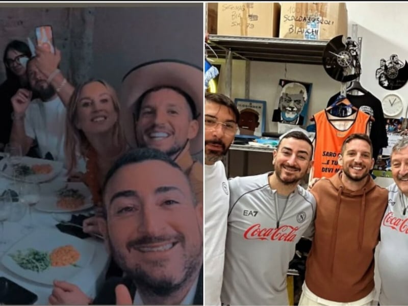 Mertens, sorpresa a Napoli: cena con Rafa Marin e visita a Castel Volturno 1 Mertens, sorpresa a Napoli: cena con Rafa Marin e visita a Castel Volturno