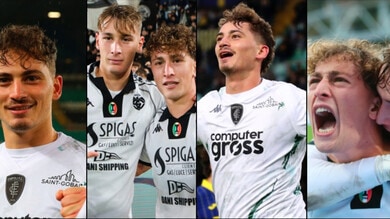 I tre Esposito a segno: Empoli e Spezia volano con i fratelli del gol 1 I tre Esposito a segno: Empoli e Spezia volano con i fratelli del gol