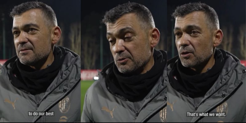 Milan, Conceicao: "Non abbiamo tempo, dobbiamo essere all'altezza" 1 Milan, Conceicao: "Non abbiamo tempo, dobbiamo essere all'altezza"