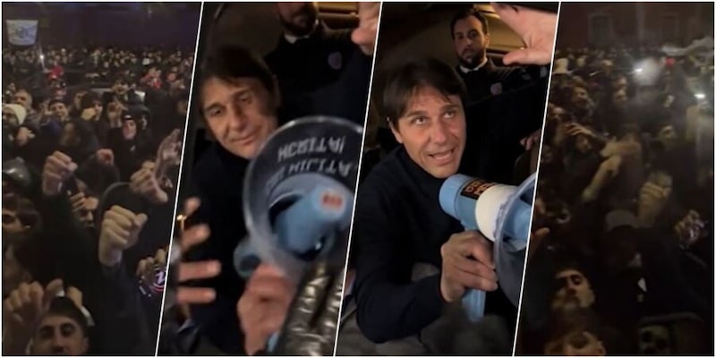 Conte, il discorso del re: torna a Napoli e arringa i tifosi sullo Scudetto 1 Conte, il discorso del re: torna a Napoli e arringa i tifosi sullo Scudetto