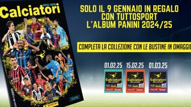 Tuttosport con l’Album Panini 2025 il 9 gennaio 1 Tuttosport con l’Album Panini 2025 il 9 gennaio