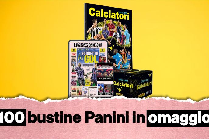 Una pioggia di figurine Calciatori Panini con la Gazzetta: scopri l’iniziativa 1 Una pioggia di figurine Calciatori Panini con la Gazzetta: scopri l’iniziativa