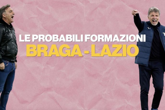 Braga-Lazio, le probabili formazioni. Baroni punta su Gila in mediana 1 Braga-Lazio, le probabili formazioni. Baroni punta su Gila in mediana
