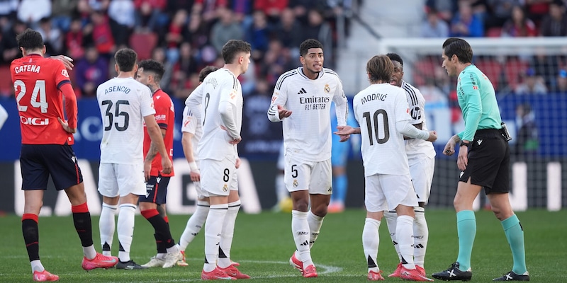 Real Madrid, pari con l’Osasuna tra mille polemiche 1 Real Madrid, pari con l’Osasuna tra mille polemiche