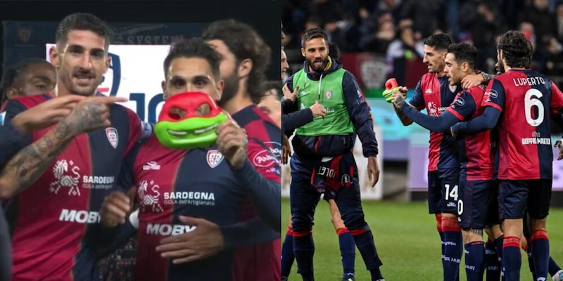 Cagliari, il commovente gesto di Viola dopo il gol: a chi era dedicata la maschera 1 Cagliari, il commovente gesto di Viola dopo il gol: a chi era dedicata la maschera