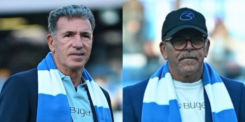 Careca e Alemao ospiti speciali per Napoli-Milan: sciarpa azzurra e sorrisi al Maradona 1 Careca e Alemao ospiti speciali per Napoli-Milan: sciarpa azzurra e sorrisi al Maradona