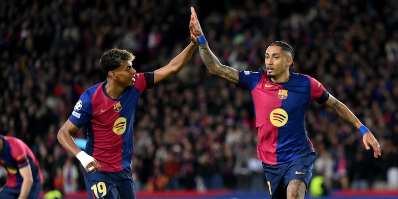 Champions, Barcellona ai quarti: show Yamal, schiantato il Benfica 1 Champions, Barcellona ai quarti: show Yamal, schiantato il Benfica