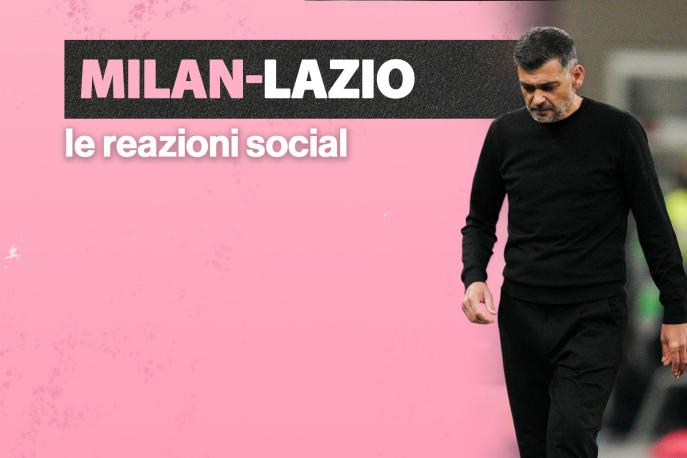 Milan-Lazio, le reazioni social dei rossoneri: dalle critiche alla maglia al "Conceiçao out" 1 Milan-Lazio, le reazioni social dei rossoneri: dalle critiche alla maglia al "Conceiçao out"