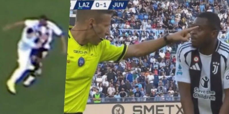 La moviola di Lazio-Juve: Massa si perde il rosso a Kalulu 3 La moviola di Lazio-Juve: Massa si perde il rosso a Kalulu