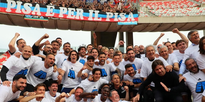 Il Pisa in A, che festa! Così è nata la squadra di Inzaghi 1 Il Pisa in A, che festa! Così è nata la squadra di Inzaghi