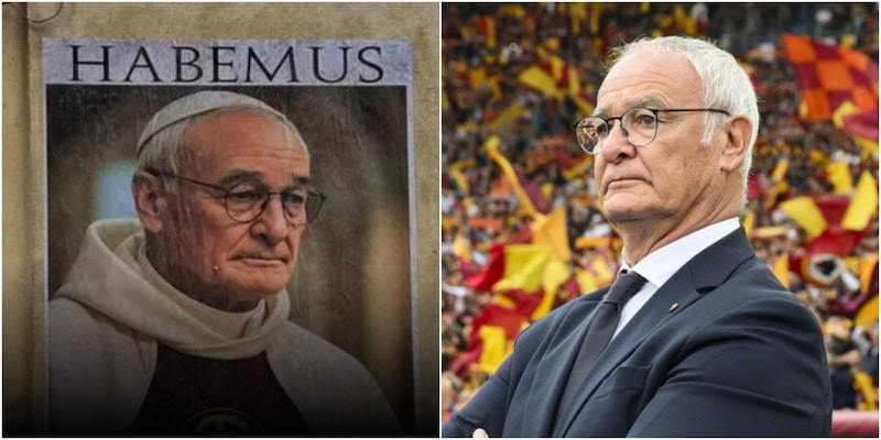Roma, Ranieri in versione Papa: spunta un nuovo poster a Testaccio 4 Roma, Ranieri in versione Papa: spunta un nuovo poster a Testaccio