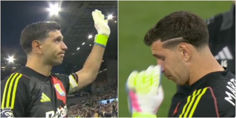 'Dibu' Martinez saluta i tifosi in lacrime, i tabloid: "Lascerà l'Aston Villa" 3 'Dibu' Martinez saluta i tifosi in lacrime, i tabloid: "Lascerà l'Aston Villa"