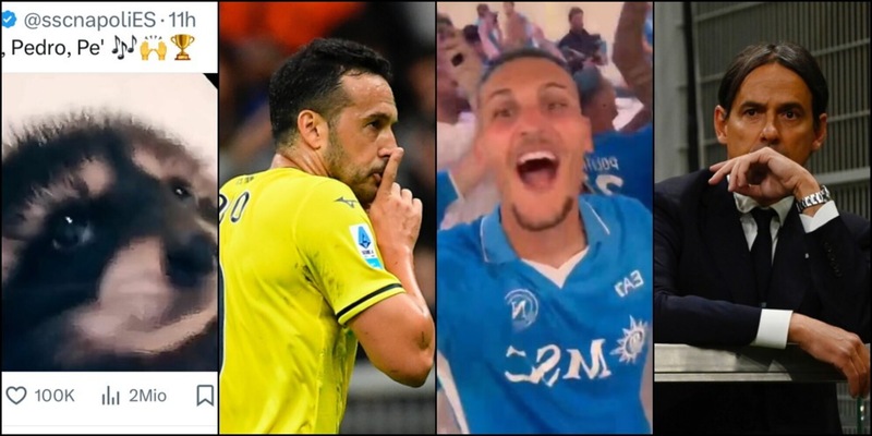 Napoli non dimentica... Pedro: post social e canti per l'attaccante Lazio 4 Napoli non dimentica... Pedro: post social e canti per l'attaccante Lazio