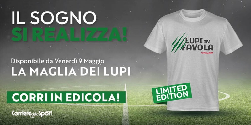 Avellino in Serie B, la maglia celebrativa in edicola con il Corriere dello Sport 1 Avellino in Serie B, la maglia celebrativa in edicola con il Corriere dello Sport