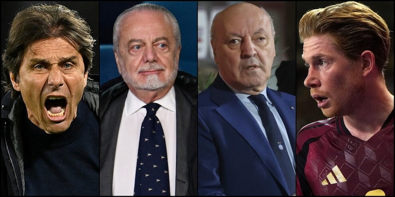 "Siamo nelle mani di Dio": De Laurentiis, l'Inter e il sogno Napoli. Intanto De Bruyne... 1 "Siamo nelle mani di Dio": De Laurentiis, l'Inter e il sogno Napoli. Intanto De Bruyne...
