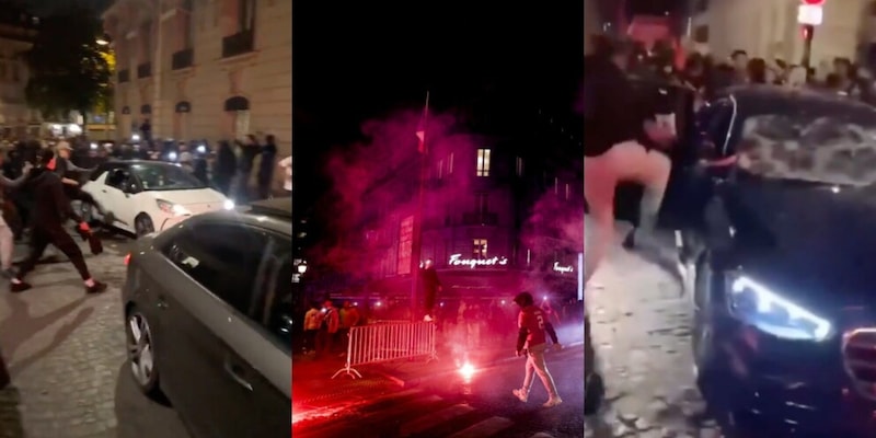 Caos a Parigi dopo Psg-Arsenal: tifosi feriti e auto incendiate dopo i festeggiamenti per la Champions League 2 Caos a Parigi dopo Psg-Arsenal: tifosi feriti e auto incendiate dopo i festeggiamenti per la Champions League