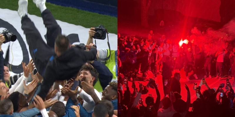 Il Marsiglia è in Champions: De Zerbi festeggia con la squadra al grido "Roma" 3 Il Marsiglia è in Champions: De Zerbi festeggia con la squadra al grido "Roma"