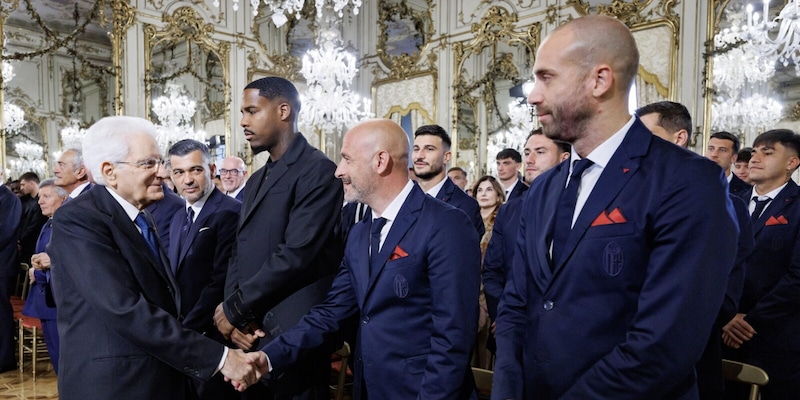 Mattarella riceve al Quirinale Milan e Bologna. Malagò: “Grazie Presidente" 1 Mattarella riceve al Quirinale Milan e Bologna. Malagò: “Grazie Presidente"