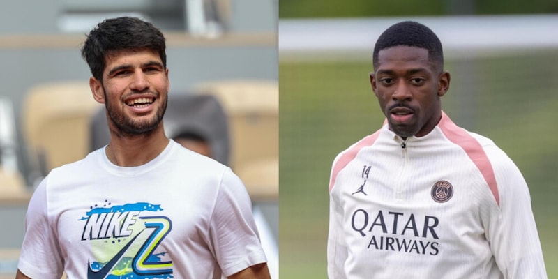 Alcaraz, siparietto con Dembélé: “In finale di Champions tiferò Psg, anche se…” 2 Alcaraz, siparietto con Dembélé: “In finale di Champions tiferò Psg, anche se…”