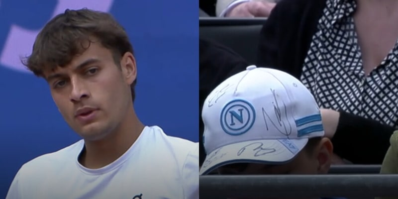 Cobolli gioca in finale ad Amburgo ma le telecamere inquadrano la tribuna: il dettaglio scatena i tifosi del Napoli 2 Cobolli gioca in finale ad Amburgo ma le telecamere inquadrano la tribuna: il dettaglio scatena i tifosi del Napoli