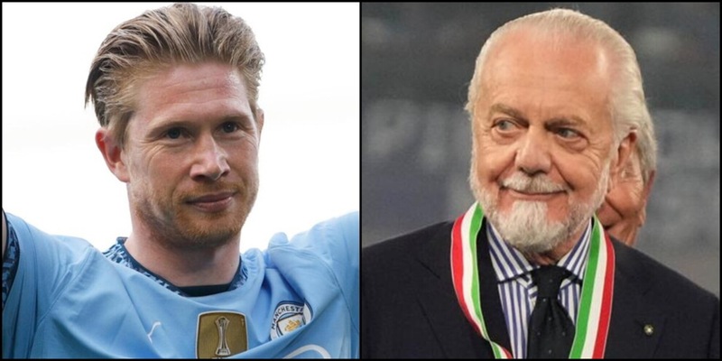 De Laurentiis, la rivelazione su De Bruyne al Napoli fa impazzire i tifosi. Poi parla dell'allenatore 1 De Laurentiis, la rivelazione su De Bruyne al Napoli fa impazzire i tifosi. Poi parla dell'allenatore