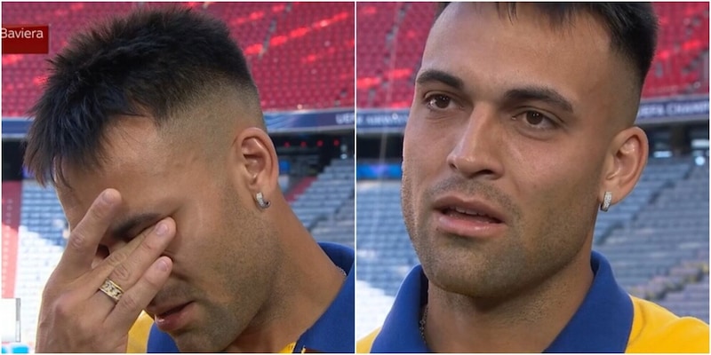 La sorpresa per Lautaro in diretta tv prima di Psg-Inter: lacrime e commozione 4 La sorpresa per Lautaro in diretta tv prima di Psg-Inter: lacrime e commozione
