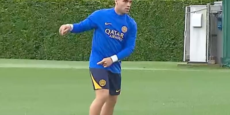 Inter, buone notizie in vista del Barça: Lautaro si allena in gruppo 2 Inter, buone notizie in vista del Barça: Lautaro si allena in gruppo
