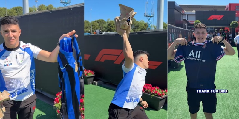Il pilota di F1 butta la maglia dell'Inter: "È spazzatura". Il gesto sprezzante prima della finale di Champions 2 Il pilota di F1 butta la maglia dell'Inter: "È spazzatura". Il gesto sprezzante prima della finale di Champions