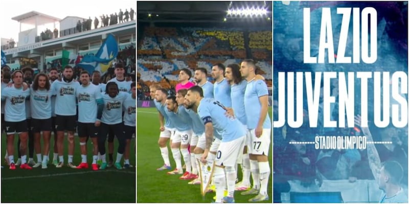Lazio-Juve, il video emozionale con la voce di Achille Lauro 2 Lazio-Juve, il video emozionale con la voce di Achille Lauro