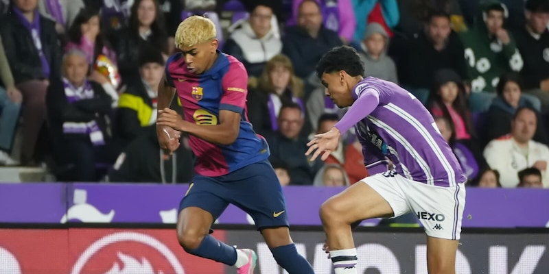 Barcellona, il turnover dura 45': il Valladolid spaventa, poi entrano Yamal e Raphinha e... 1 Barcellona, il turnover dura 45': il Valladolid spaventa, poi entrano Yamal e Raphinha e...