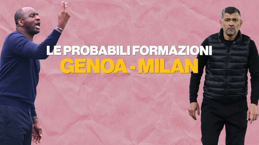 Genoa-Milan: le probabili formazioni di Conceição e Vieira 1 Genoa-Milan: le probabili formazioni di Conceição e Vieira