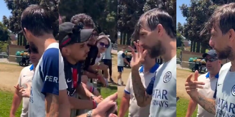 Acerbi "Io matto, ti sfondo di botte": il tifoso Psg provoca col 5-0 1 Acerbi "Io matto, ti sfondo di botte": il tifoso Psg provoca col 5-0