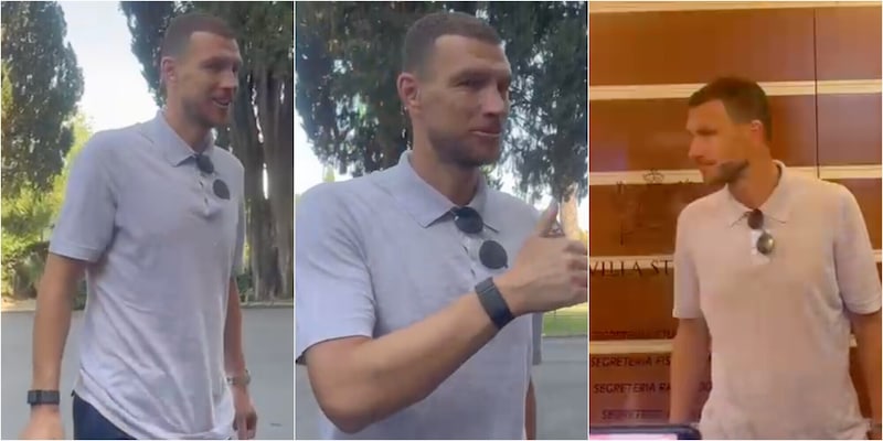 Dzeko, visite mediche per la Fiorentina: poi la firma 4 Dzeko, visite mediche per la Fiorentina: poi la firma