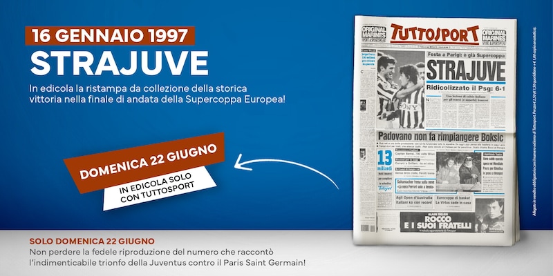 16 gennaio 1997: STRAJUVE! 1 16 gennaio 1997: STRAJUVE!