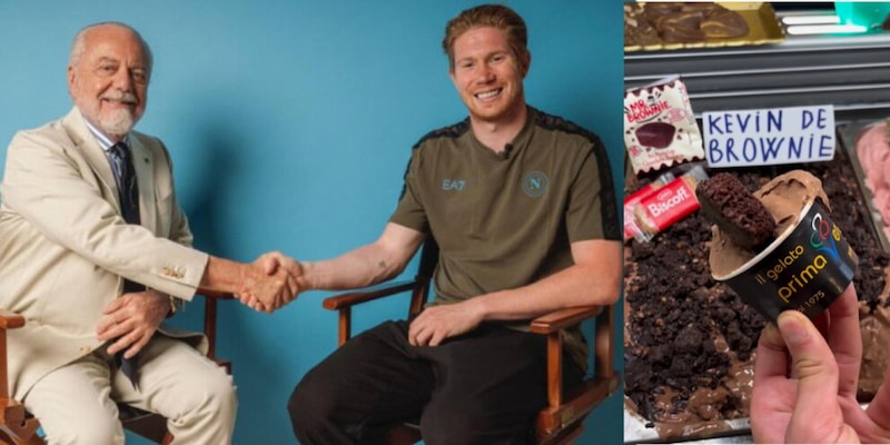 De Bruyne diventa De Brownie a Sorrento: c'è un gelato che fa impazzire i tifosi del Napoli 4 De Bruyne diventa De Brownie a Sorrento: c'è un gelato che fa impazzire i tifosi del Napoli