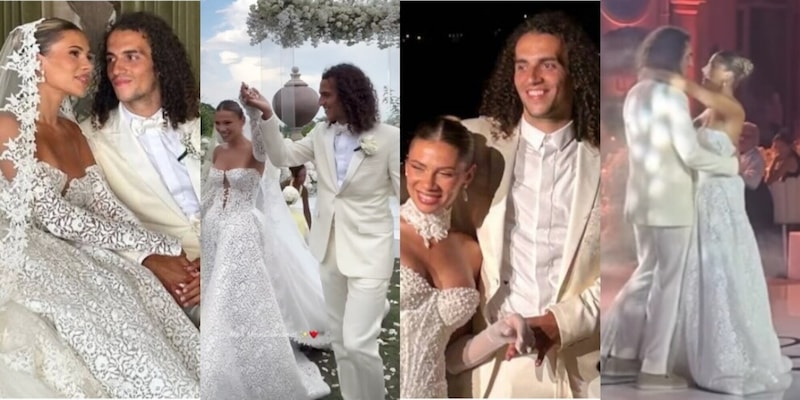 Guendouzi, matrimonio da favola a Villa Miani con la sua Maelle 4 Guendouzi, matrimonio da favola a Villa Miani con la sua Maelle