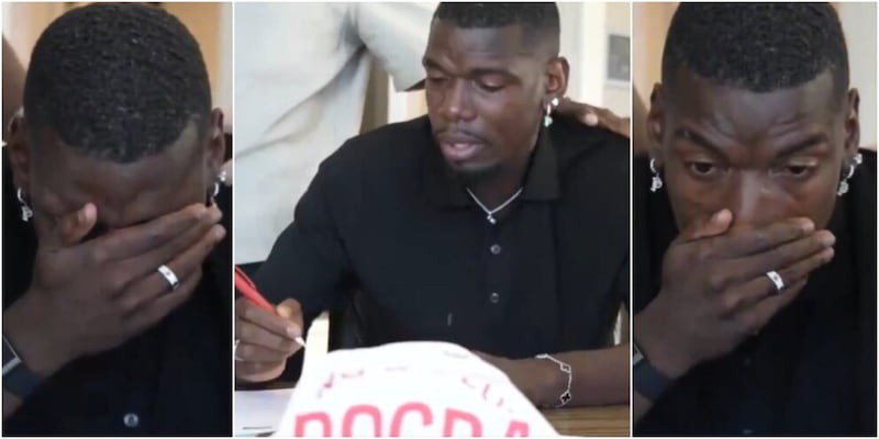 Pogba in lacrime dopo la firma con il Monaco: il commovente video è virale sui social 3 Pogba in lacrime dopo la firma con il Monaco: il commovente video è virale sui social