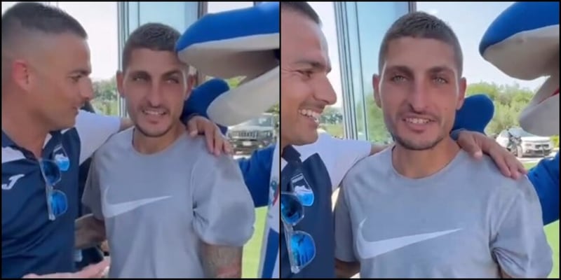 Pescara-Ternana, Verratti all'Adriatico come tifoso speciale 2 Pescara-Ternana, Verratti all'Adriatico come tifoso speciale