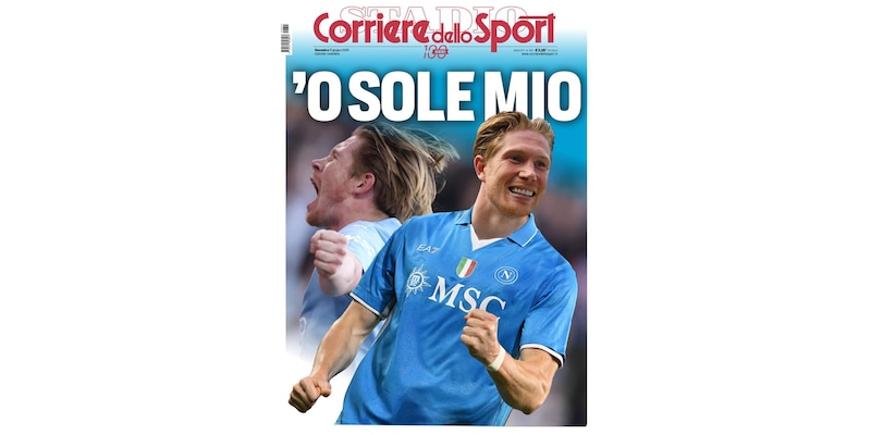 Il Corriere dello Sport in Campania con una prima pagina speciale maxi da collezione 2 Il Corriere dello Sport in Campania con una prima pagina speciale maxi da collezione