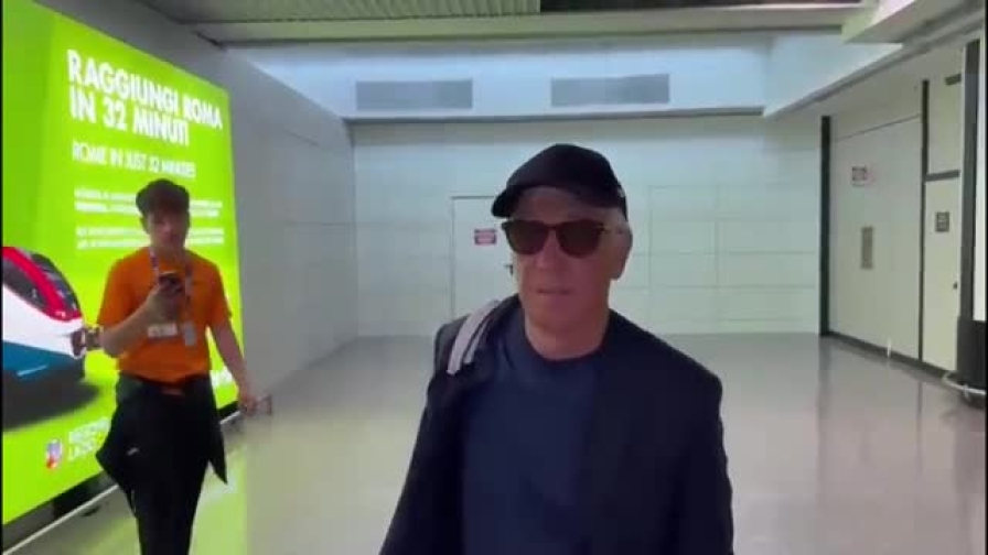 Roma, ecco Gasperini: il suo arrivo a Fiumicino 1 Roma, ecco Gasperini: il suo arrivo a Fiumicino