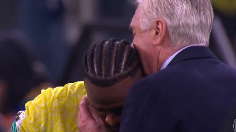 Vinicius segna il gol vittoria, Ancelotti reagisce così 3 Vinicius segna il gol vittoria, Ancelotti reagisce così