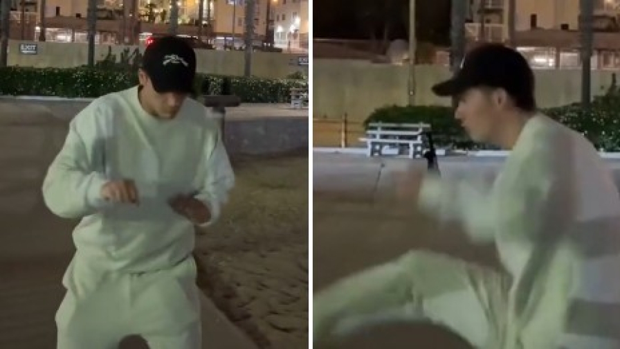 Pavard, cosa fai? Negli Usa imita il personaggio di Gta 4 Pavard, cosa fai? Negli Usa imita il personaggio di Gta