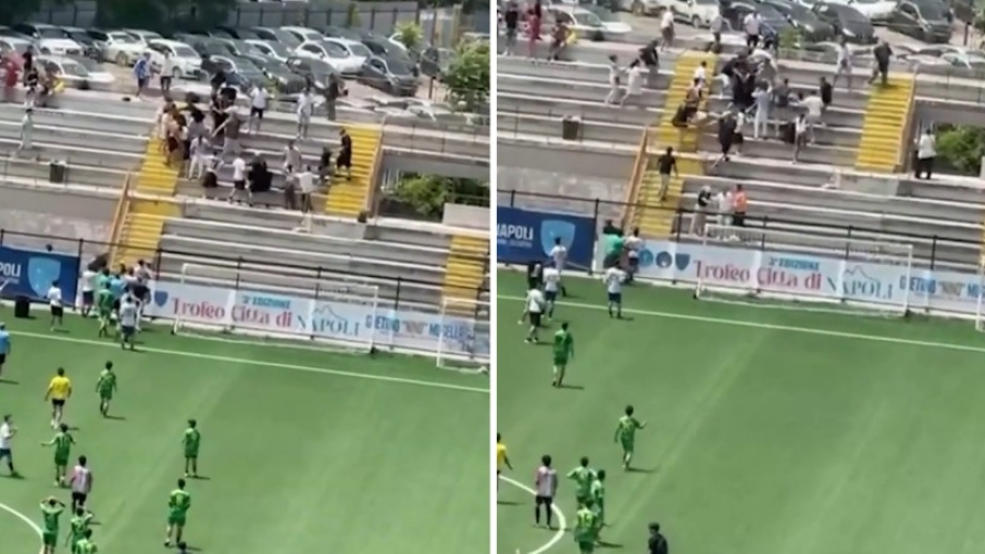 Rissa tra genitori a un torneo under 16: scene vergognose a Napoli 2 Rissa tra genitori a un torneo under 16: scene vergognose a Napoli
