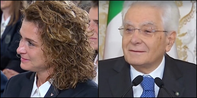 L'Italia femminile da Mattarella, Girelli in lacrime per le frasi del presidente 4 L'Italia femminile da Mattarella, Girelli in lacrime per le frasi del presidente